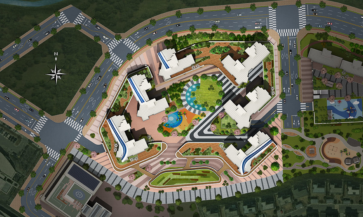 주상복합단지배치도